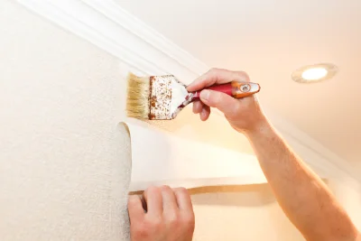 Pose de papier peint à Colombier-le-Jeune — revêtements muraux et toiles de verre